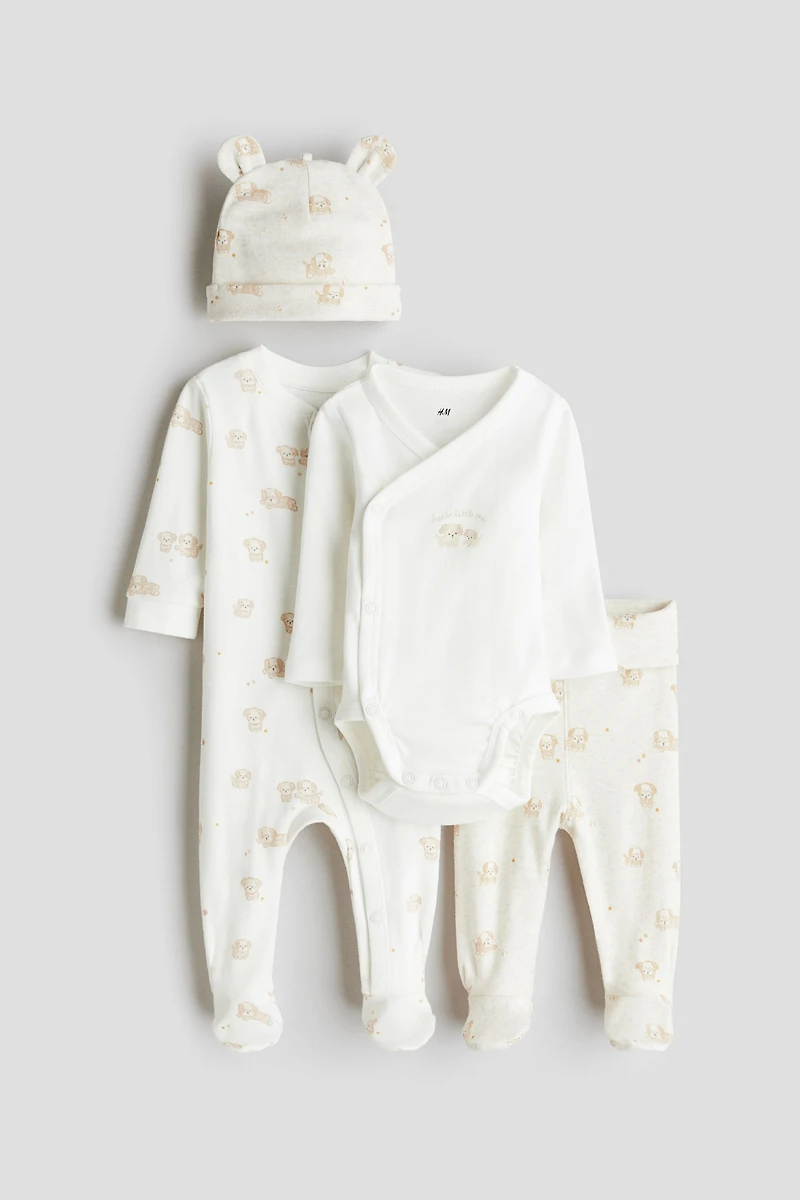 4-piece Cotton Jersey Gift Set