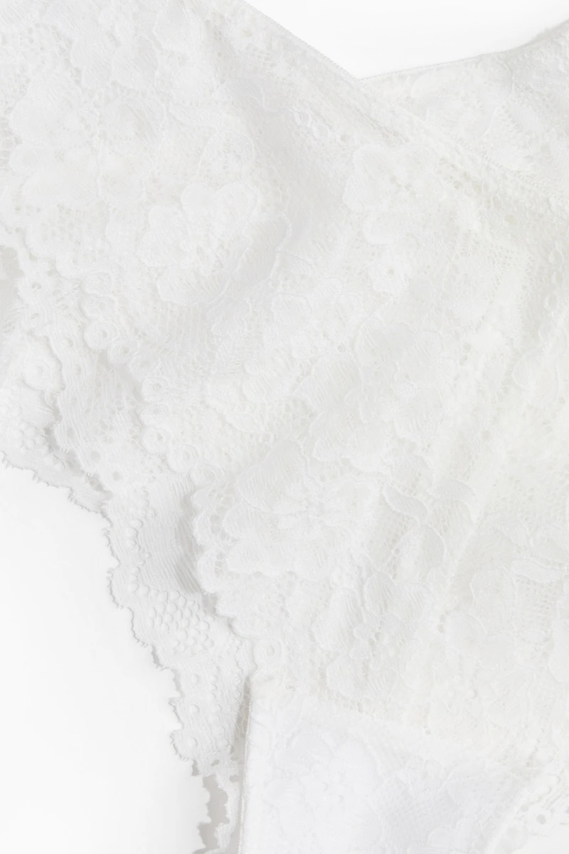 Lot de 2 culottes Brazilian en dentelle