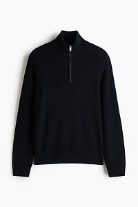Regular-Fit Half-Zip Sweater