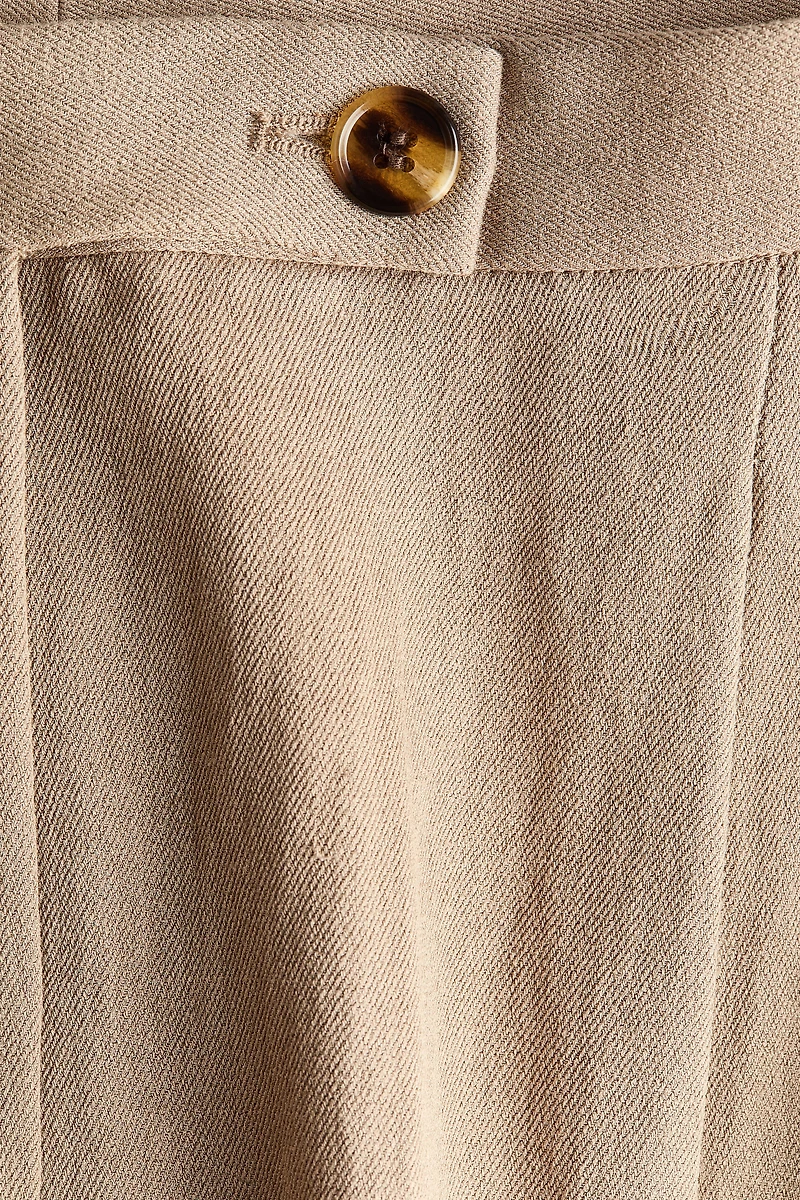 Wide-Leg Dress Pants