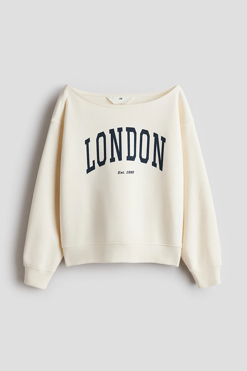 Oversized Off-the-Shoulder Top