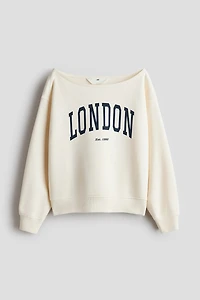 Oversized Off-the-Shoulder Top