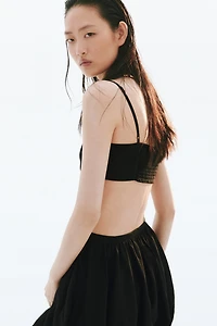 Gathered Crop Top