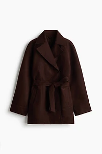 Tie-Belt Coat