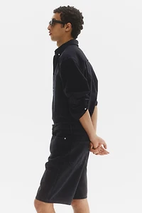 Relaxed-Fit Denim Shorts