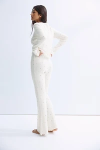 Pyjama en jersey pointelle