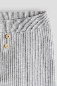 Pantalons en tricot côtelé