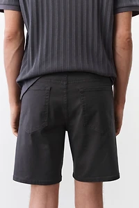 Regular-Fit Twill Shorts