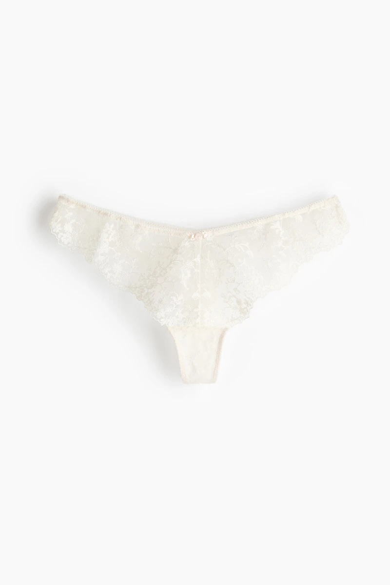 Culotte Tanga brodée