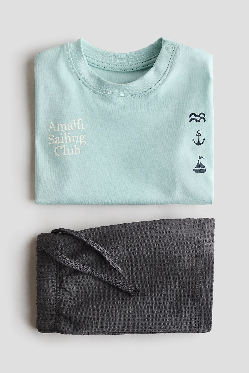 2-Piece Cotton Jersey Set
