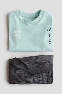2-Piece Cotton Jersey Set