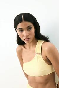 Padded one-shoulder bikini top