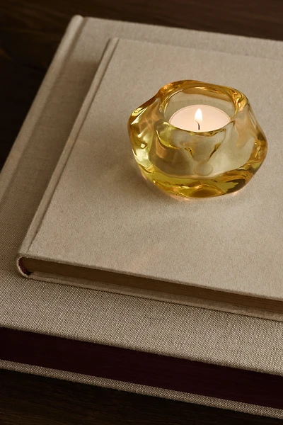 Glass Tea Light Holder