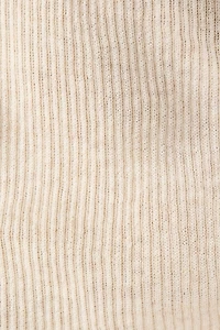 MAMA Gilet croisé en tricot côtelé