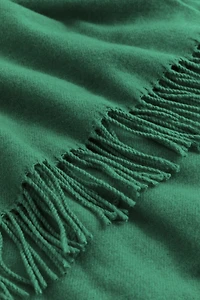 Wool-blend Throw