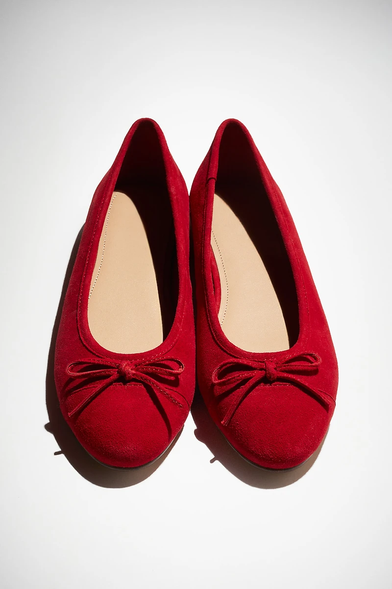 Leather Ballet Flats