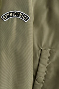 Hooded Bomber Jacket