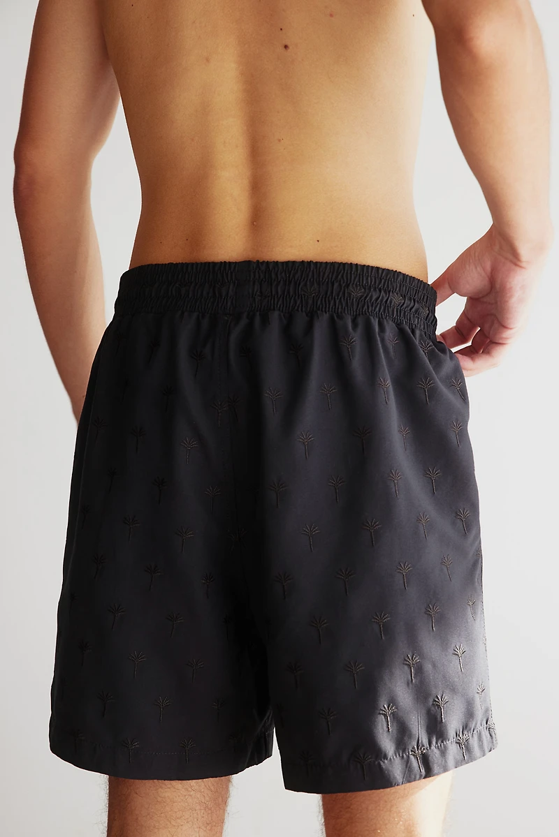 Patterned Swim Shorts
