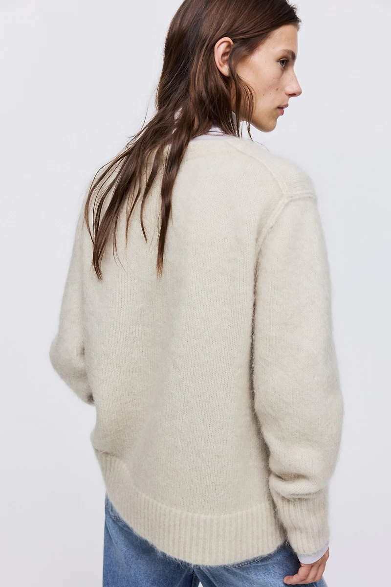 Mohair-Blend Cardigan