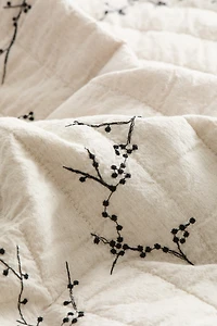 Linen-Blend Cushion Cover