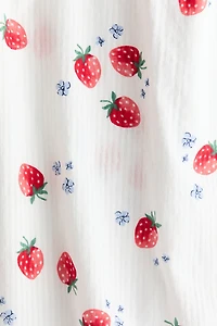 Robe volantée à bretelles fines