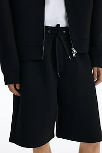 Relaxed-Fit Scuba Shorts