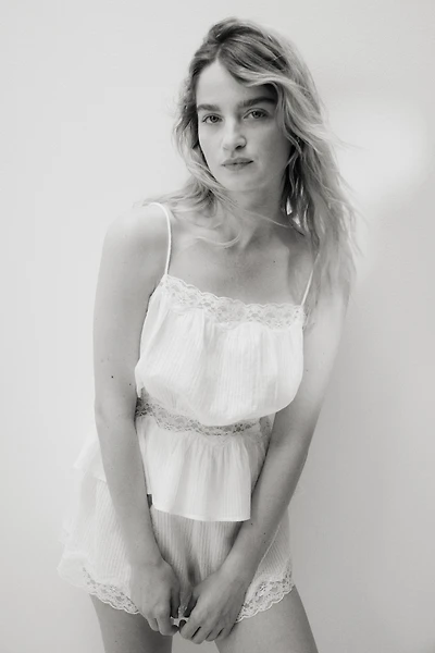 Crinkled Cotton Pajamas