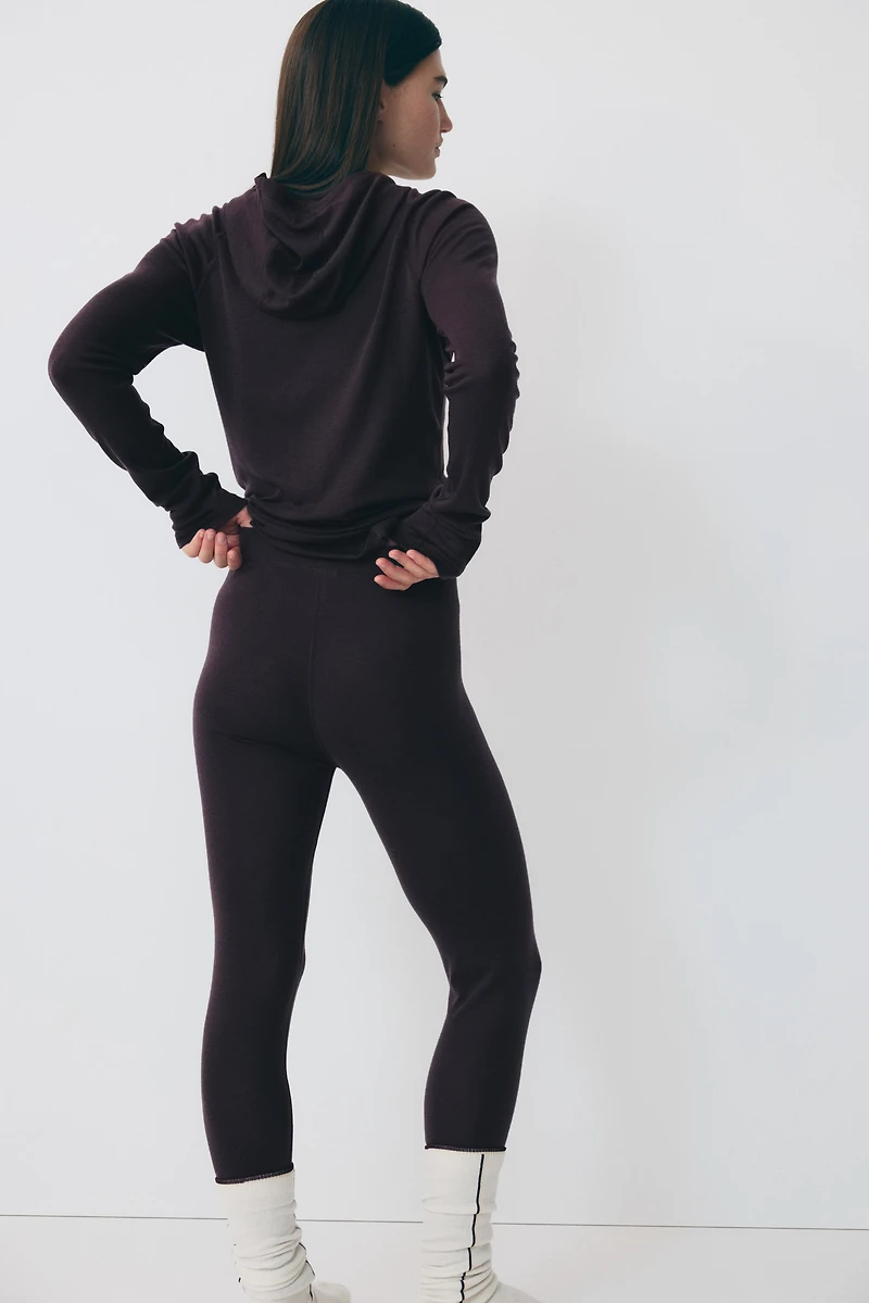 Wool Base-Layer Ski Leggings
