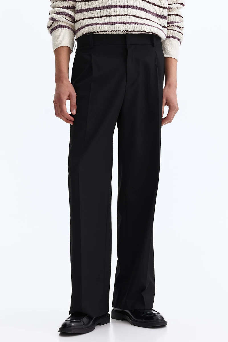 Loose-Fit Tailored Pants
