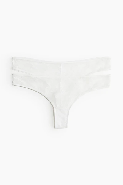2-pack Lace Brazilian Briefs