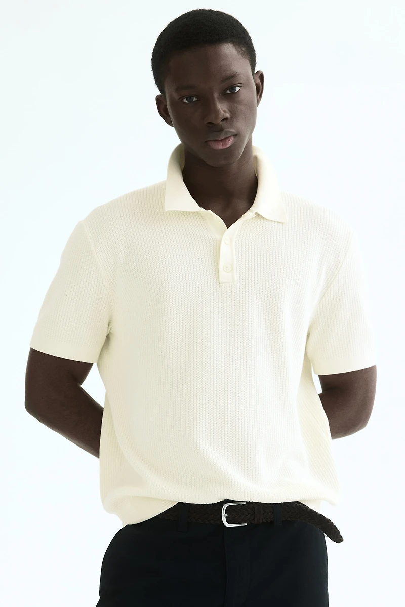 Regular-Fit Knit Polo Shirt