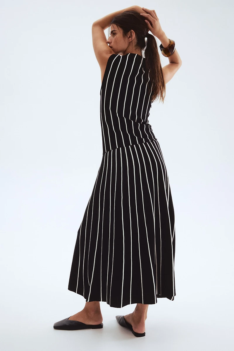 Robe longue en tricot