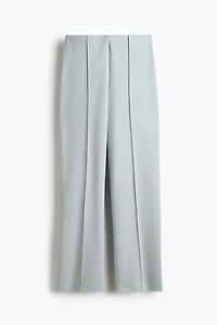 Crease-Front Jersey Pants