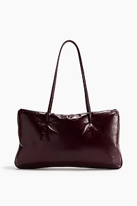 Padded Leather Shoulder Bag