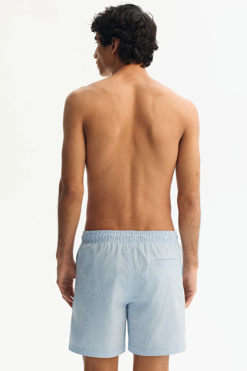 Seersucker Swim Shorts