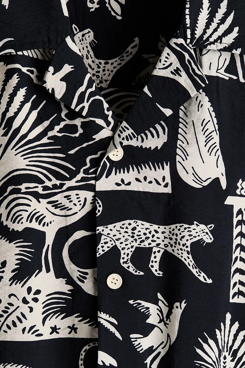 Relaxed-Fit Printed Resort Shirt