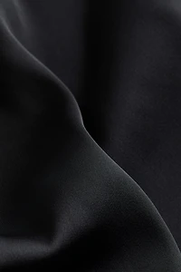 Wide-Leg Satin Pants