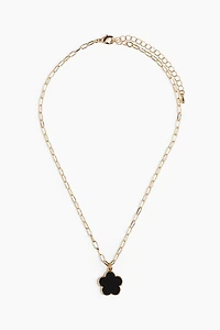 Flower-Pendant Necklace