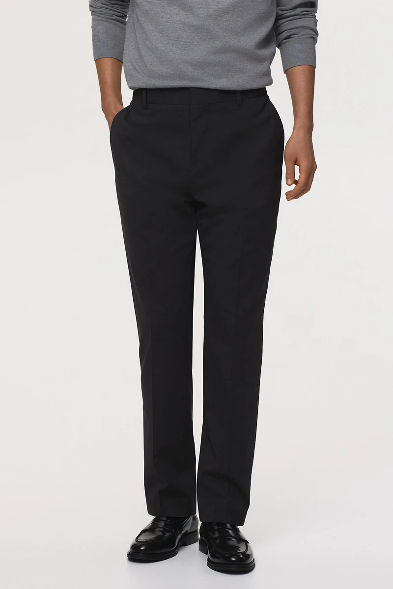 Slim Fit Suit Pants