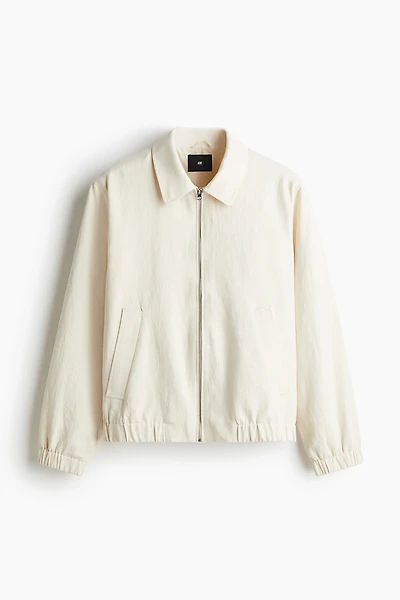 Regular-Fit Linen-Blend Jacket