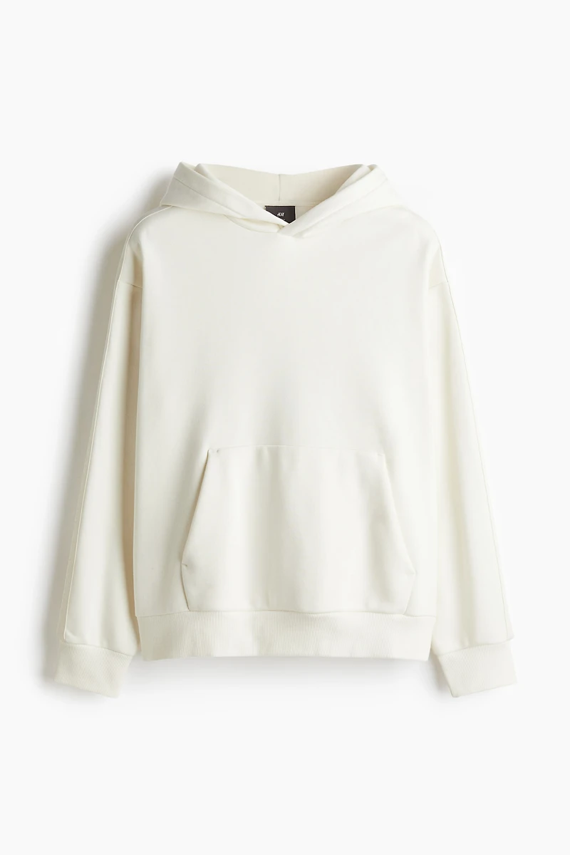Loose Fit Hoodie with Side Stripes
