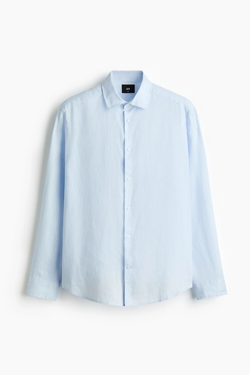 Slim Fit Linen Shirt