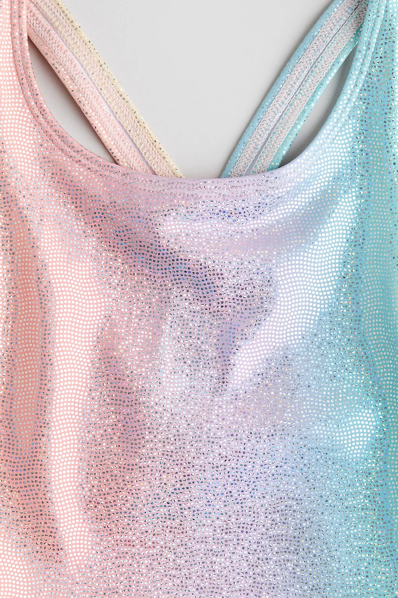 Flounce-Trimmed Swimsuit