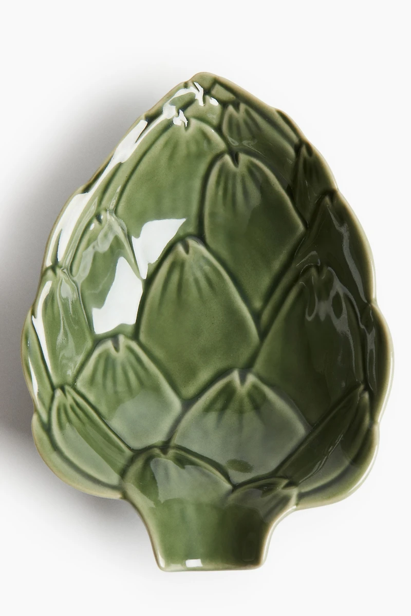 Très petit bol de service figuratif en grès cérame