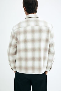Regular-Fit Flannel Overshirt
