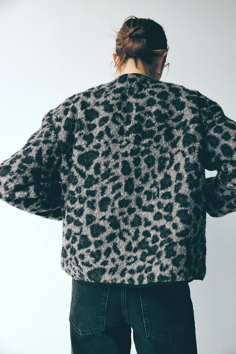 Veste à motif en polar