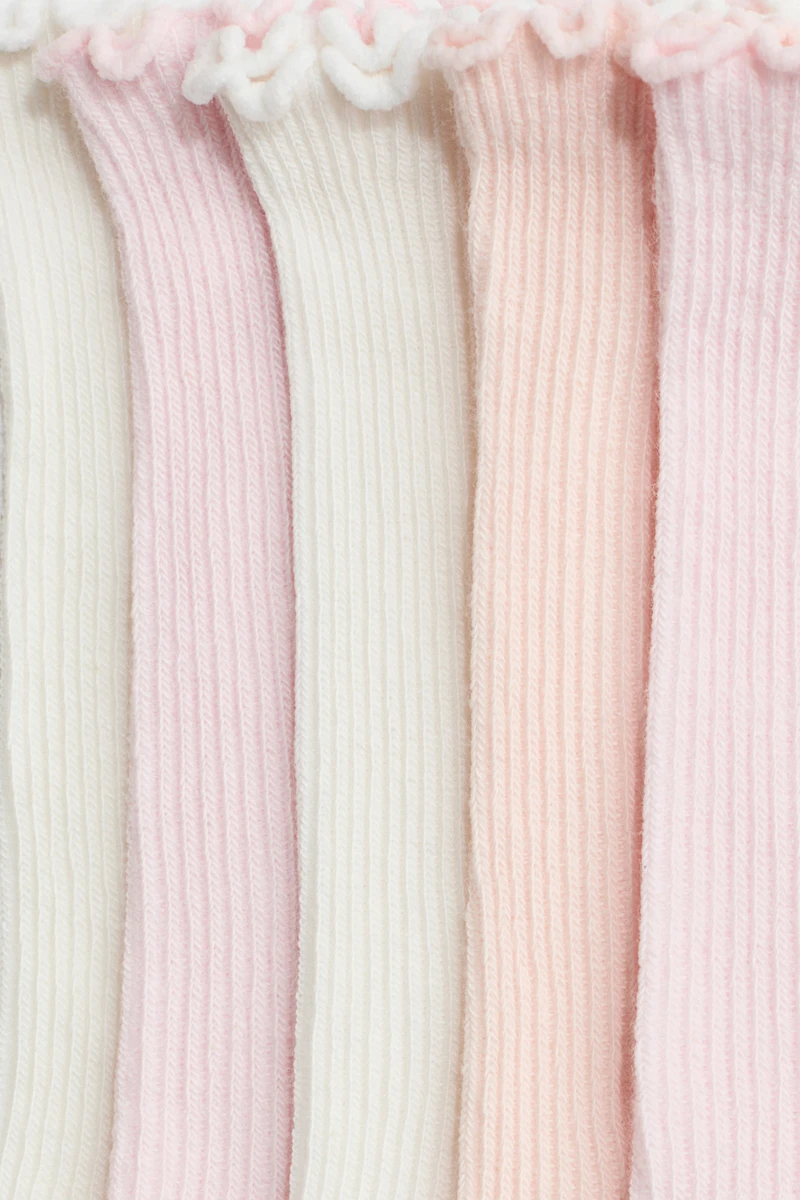 5-pack Rib-knit Socks