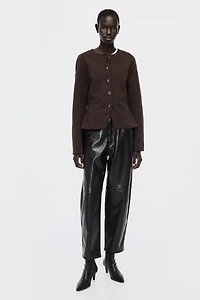 Collarless Scuba Blazer