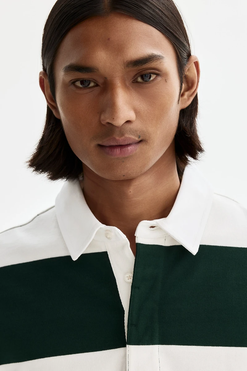 Regular-Fit Cotton Rugby Shirt