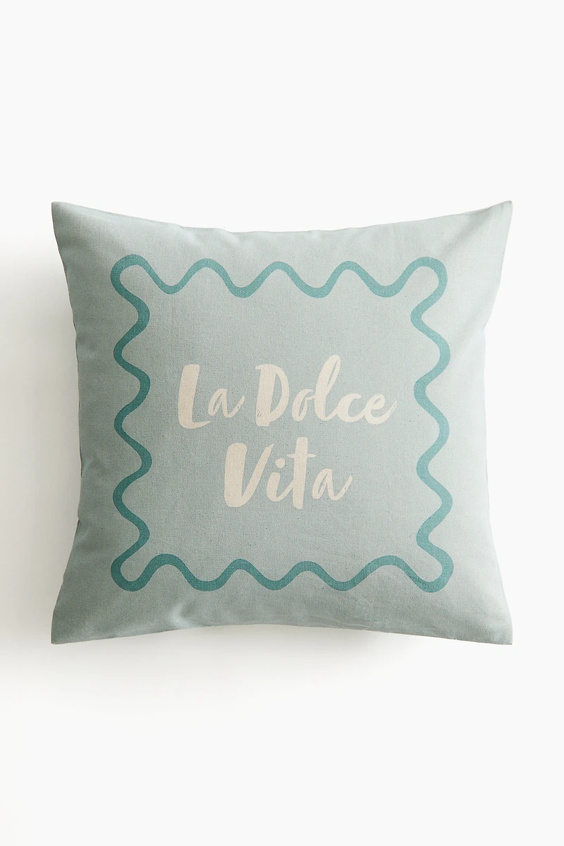 Printed Cotton Cushion Cover